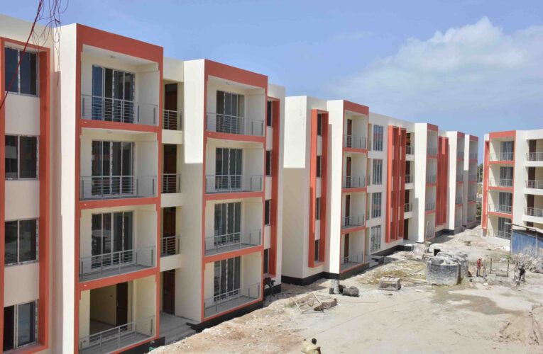 Private sector builds flats in Aspindale